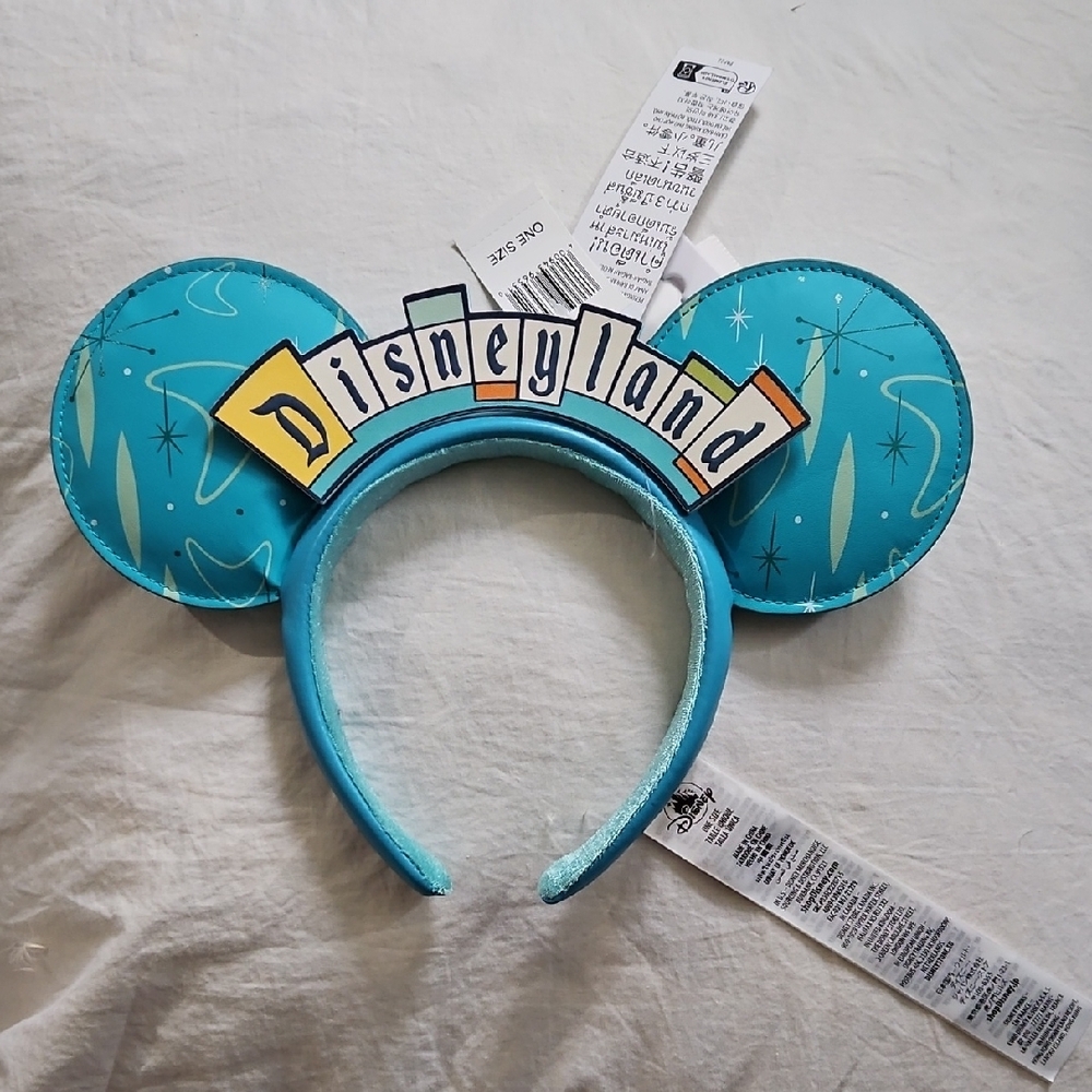Disneyland Blue Mickey Ears Headband